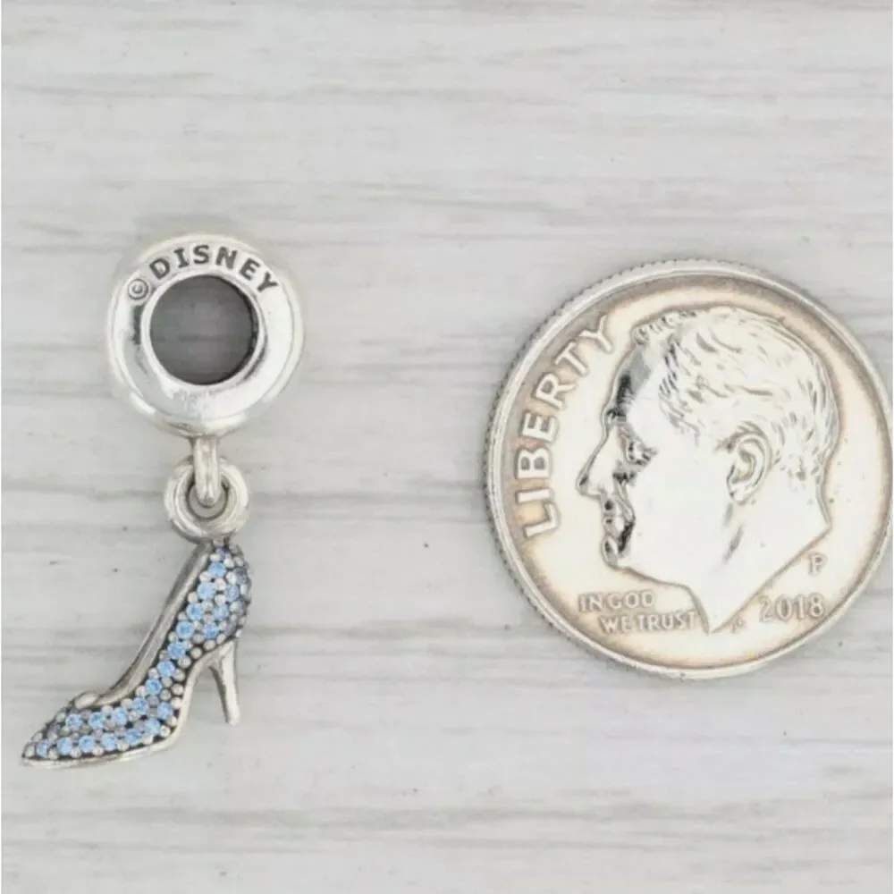 NWOT Pandora x Disney Cinderella Sparkling Slipper Charm